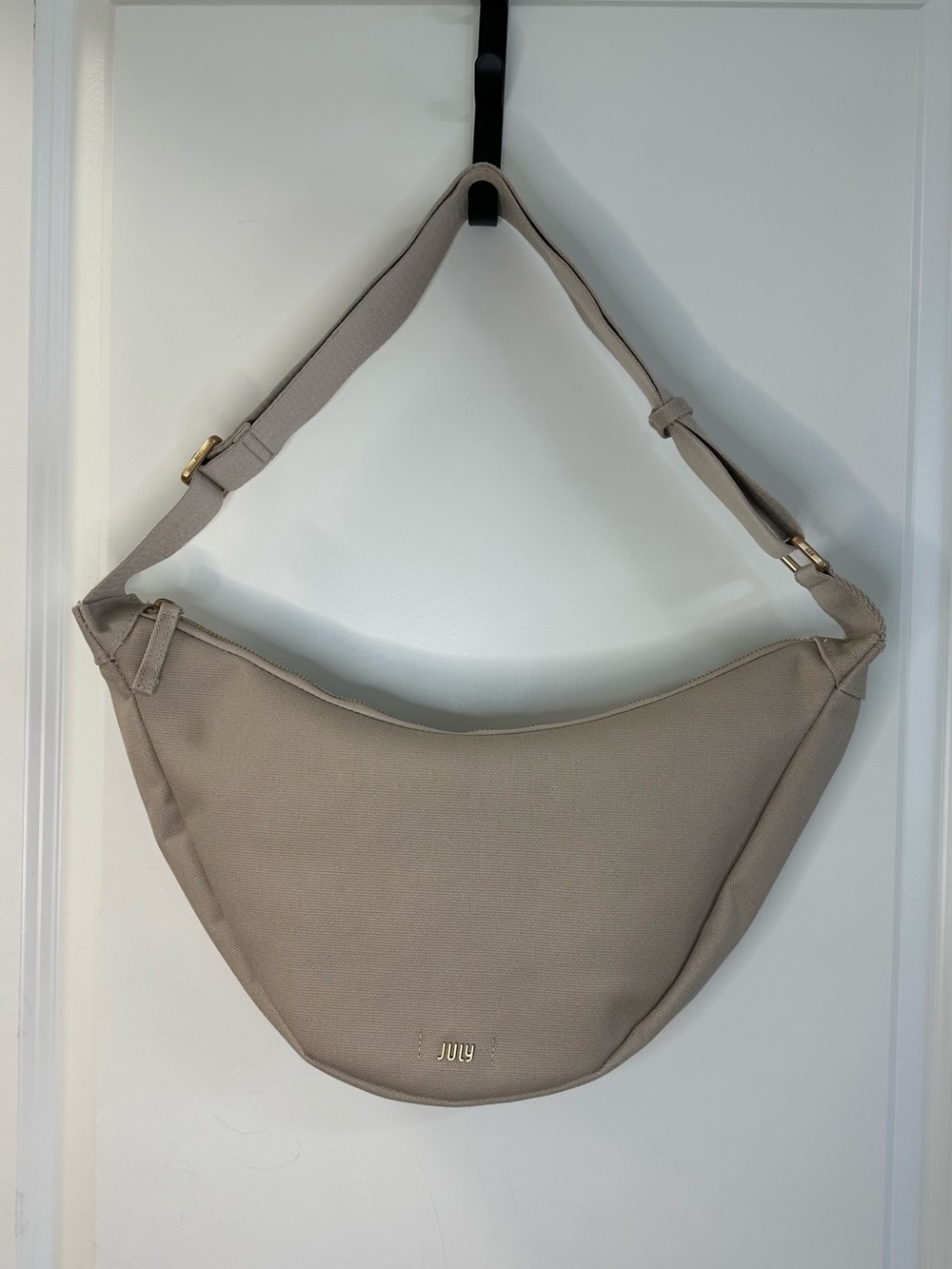 JULY Taupe Crescent Bag — Casual Everyday Carry